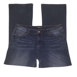Lei sophia hipster flare size 15 jeans